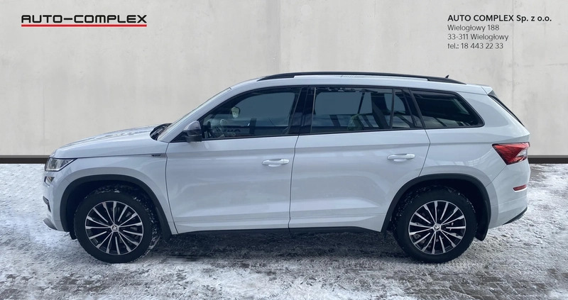 Skoda Kodiaq cena 116900 przebieg: 207360, rok produkcji 2019 z Luboń małe 191